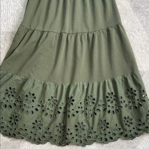 J Crew Eyelet Lace Sleeveless Maxi Dress - Picture 7 of 11